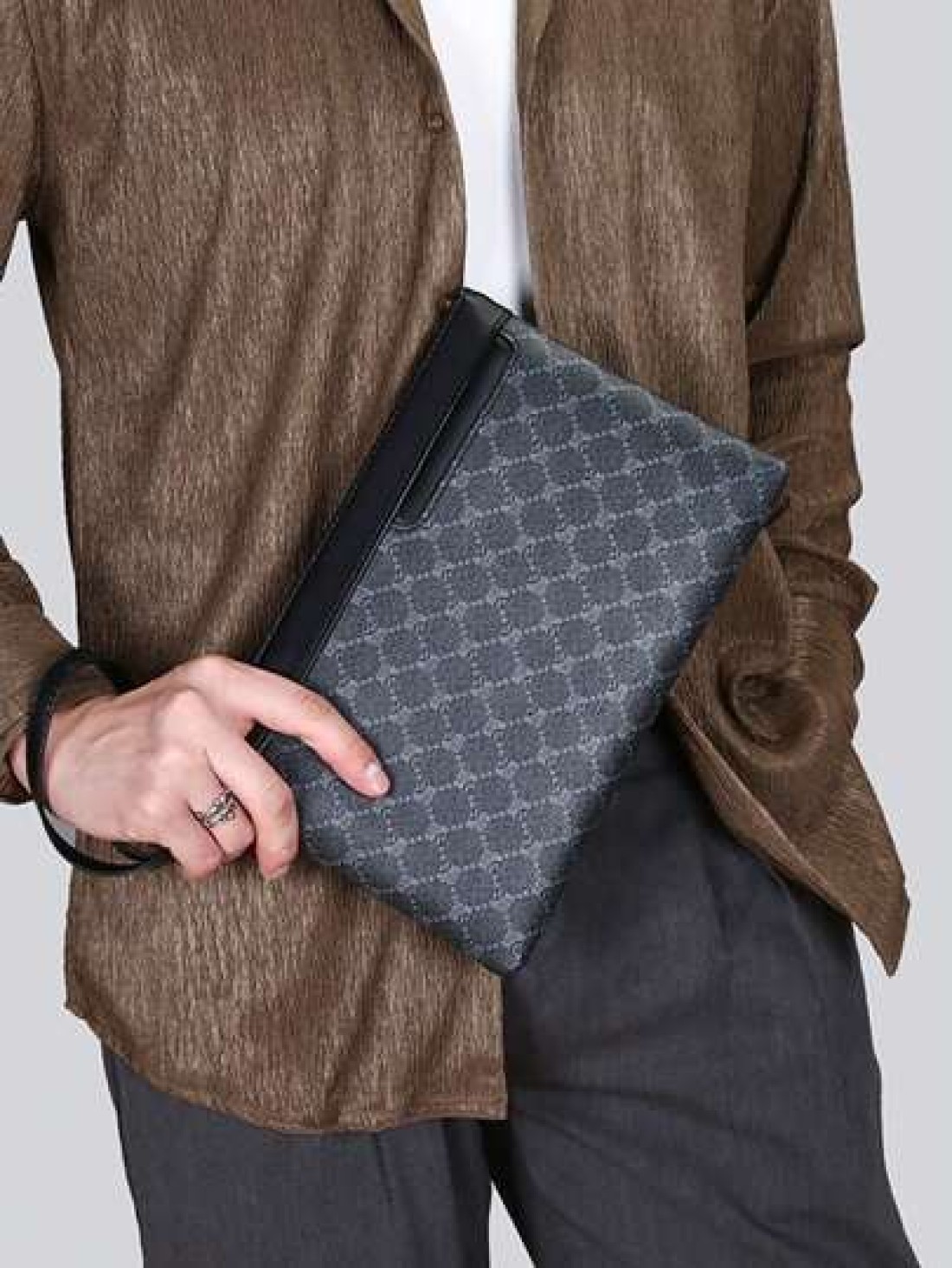 1pc Fashion Wrist Bag Clutch Square Bag Envelope Handbag Made Of Scratches Resistant PU Material Suitable For Party Commute With Multiple Pockets And Exquisite Vintage Pattern Personalized Gifts Valen