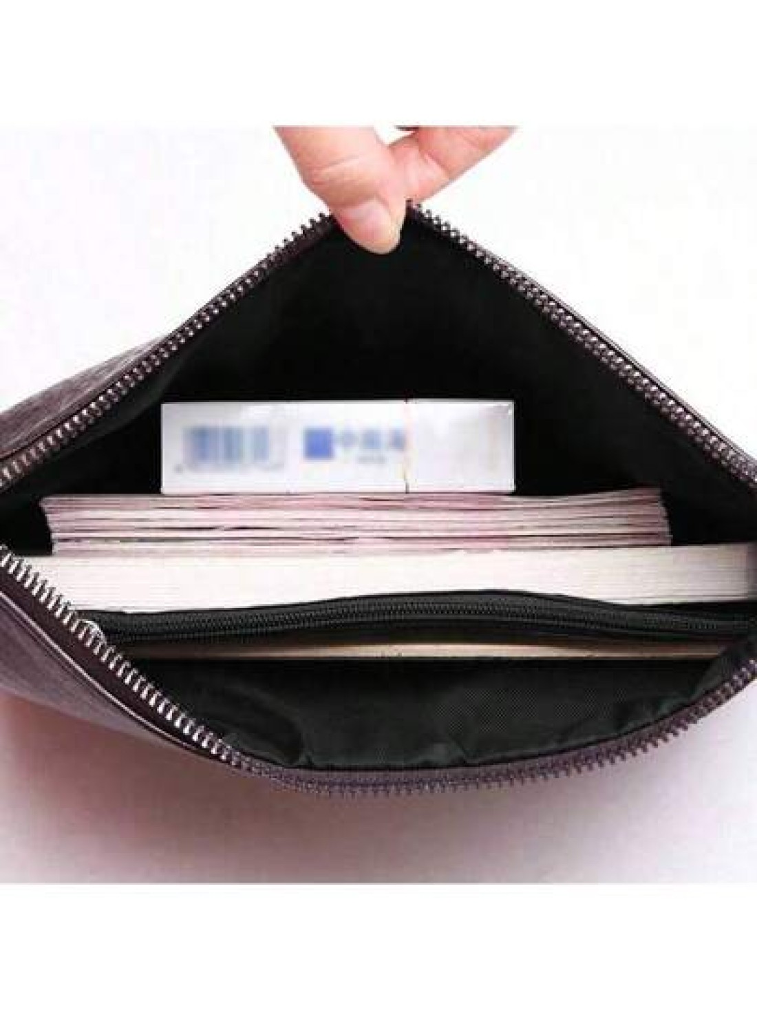 Men Clutch Bag Men Handbag Men Wristlet Bag Water Proof Portable Lightweight For College Business Travel PU Leather Business Simple Style Streetwear College Student Summer Old Money Multi Card Clutch