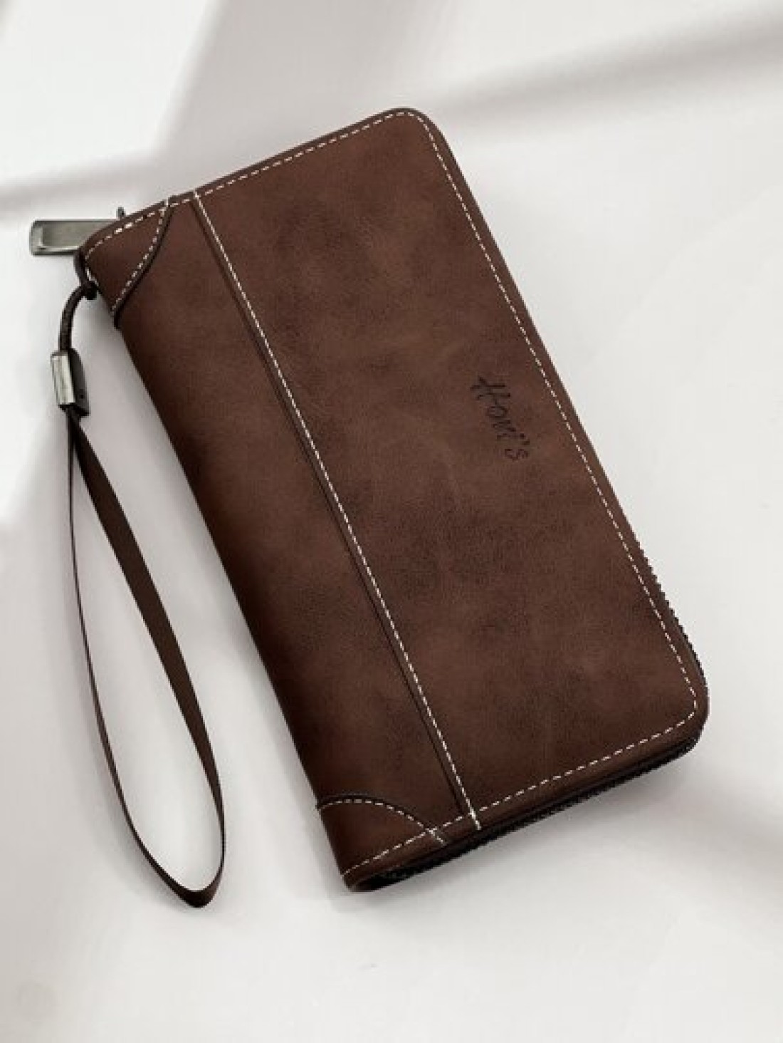 HOVI S Fashionable Vintage Simple Long Wallet For Business Office Commute Large Capacity Multi Card Slots Phone Purse Men s And Women s Wallet Business Casual Travel Essentials Holiday Essentials Bag