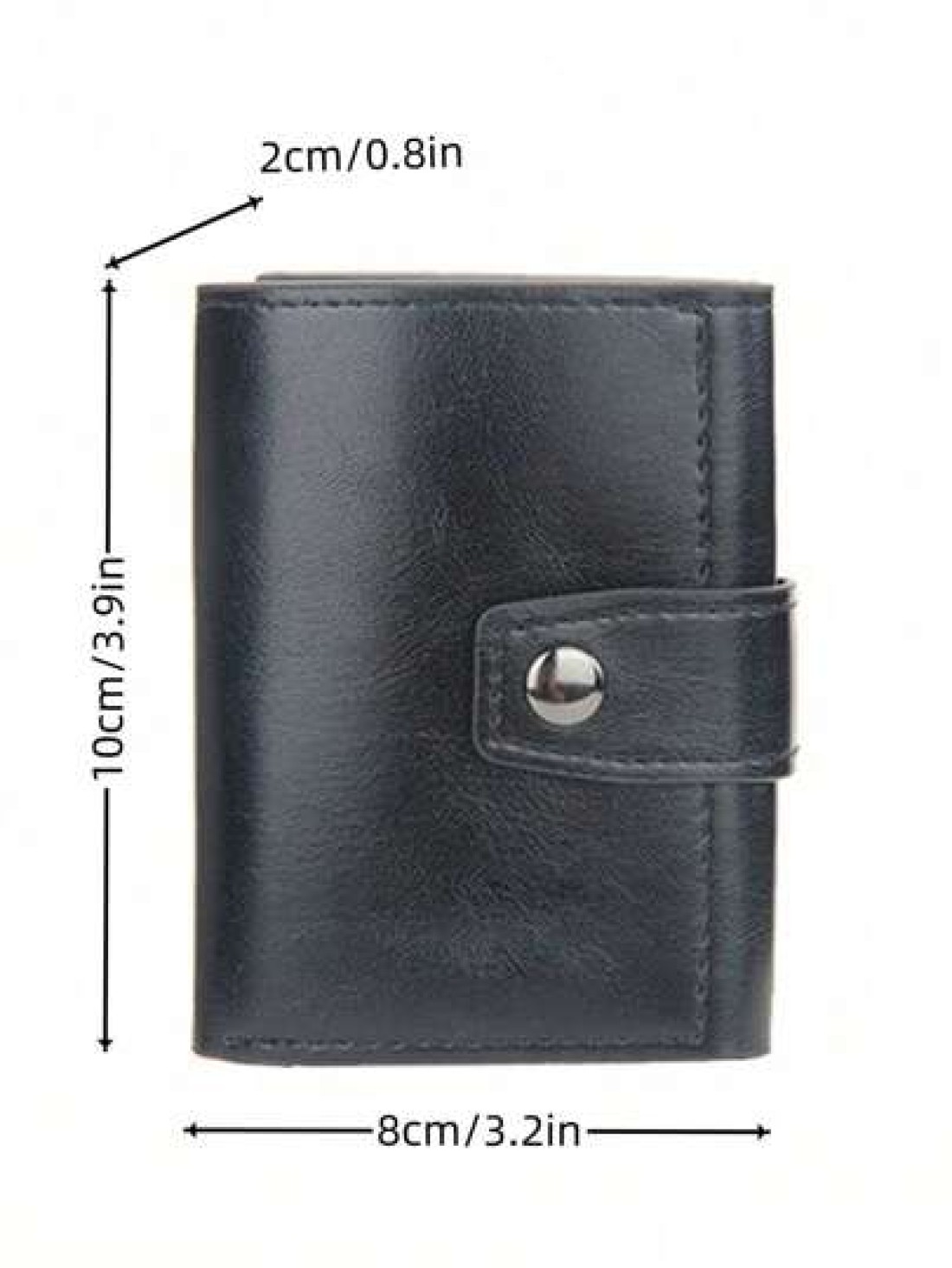 HOVI S Retro Classic Fashion Pop RFID Card Holder Portable Multi Function Wallet Cash Holder Multi Card Position Card Box Autom Mini Bag Small Bag