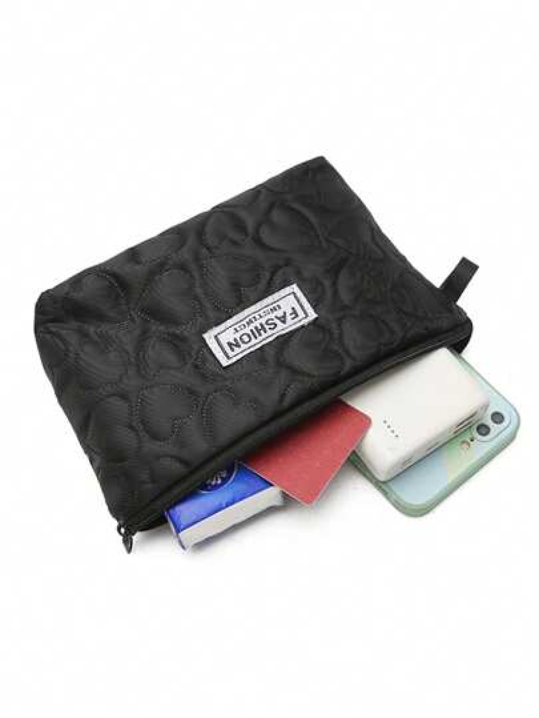 Niche High End Cosmetic Bag Heart Shaped Skin Care Product Storage Bag Travel Inner Liner Bag