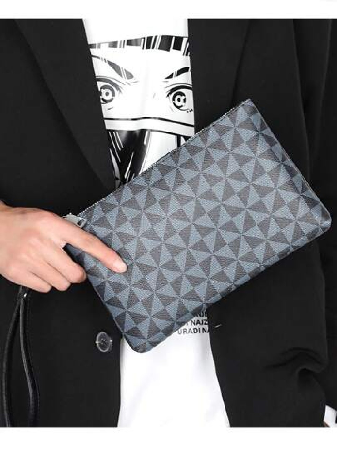 Washing Toiletry Bag Men s Handbag For Sports Business And Travel Storage Bag New Men Wallet 2023 Pu Clutch Envelope Bag Underarm Bag Square Bag Purse Man Pu Men Wallet Anti Theft Lightweight Leather