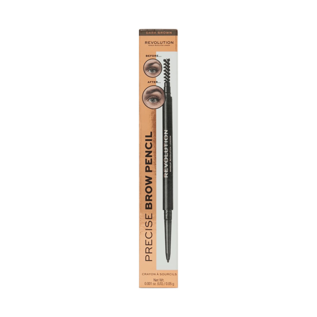 Revolution Precise Brow Pencil -Dark Brown