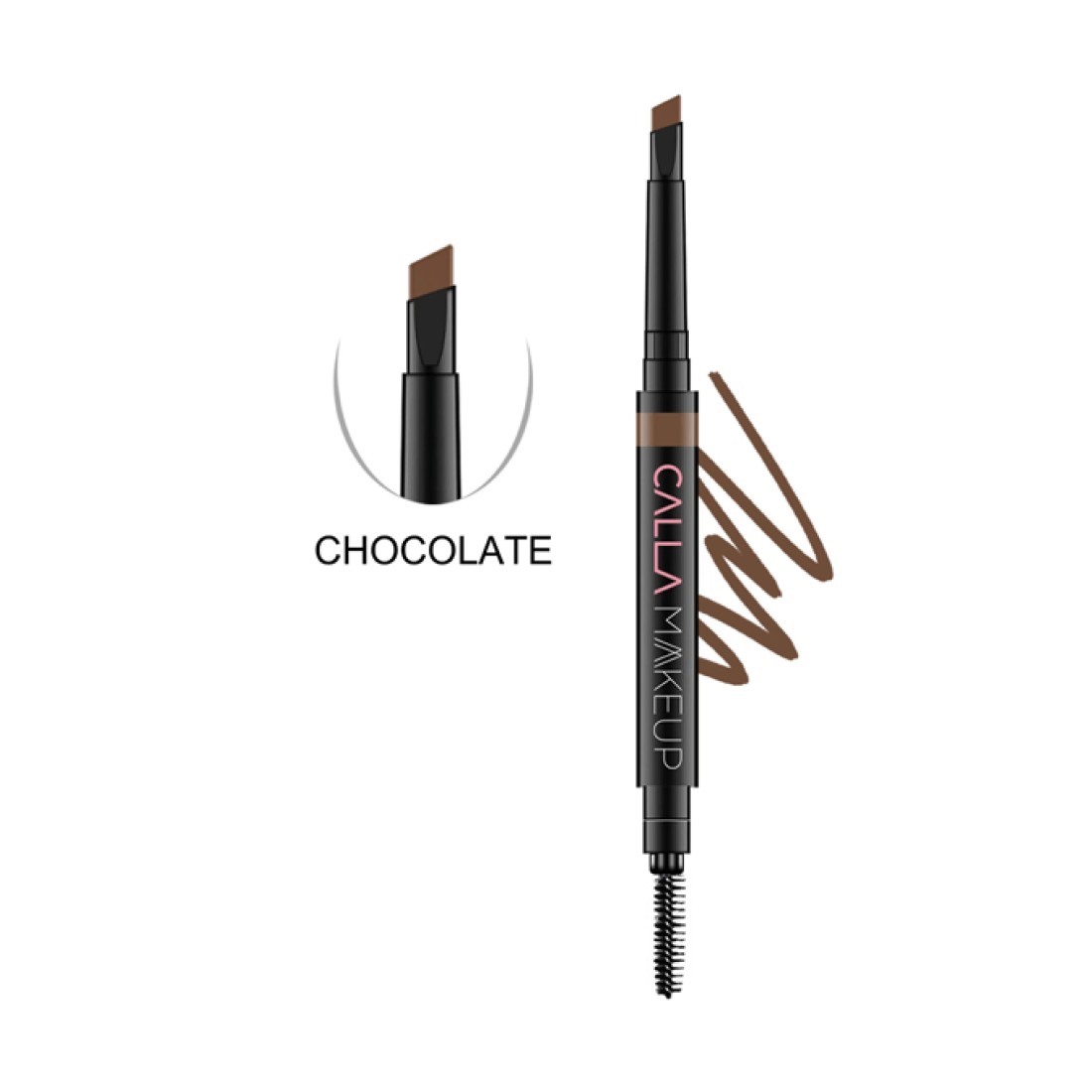 CALLA Makeup Eyebrow Pencil - Chocolate - CM-47