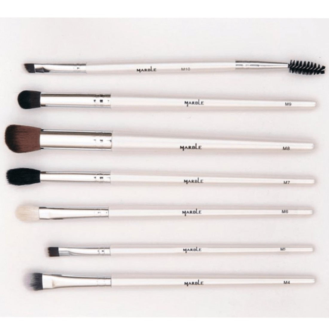 Marbel Eyes and Eyebrow Brush Set - 7 Brushes