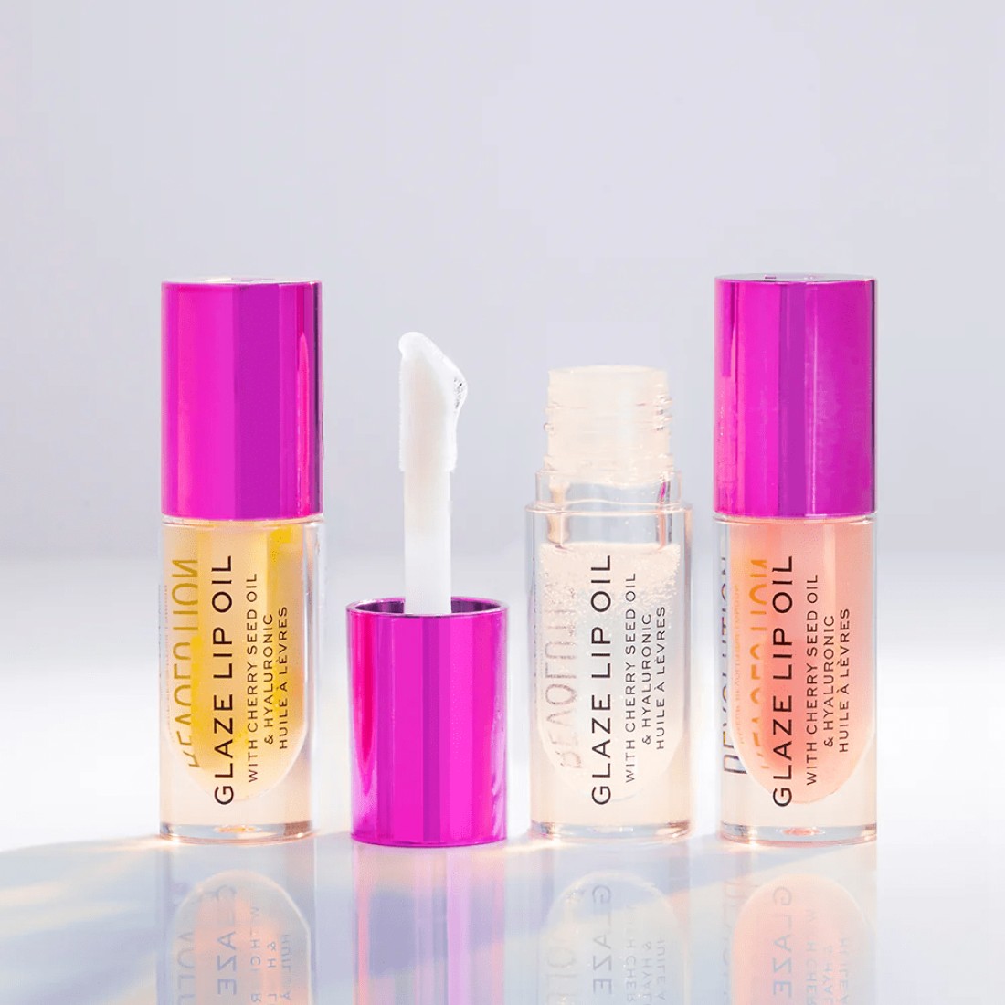 Revolution Glaze Lip Oil - Glam Pink