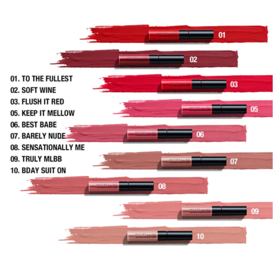 Maybelline Sensational Matte Liquid Lipstick - 06 Best Babe