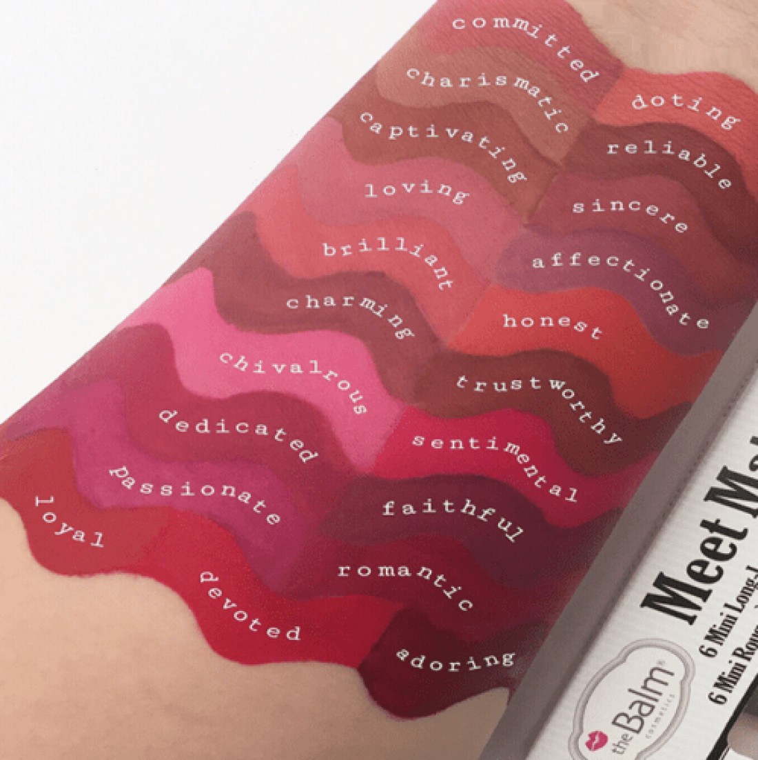 theBalm Meet Matte Hughes 6 Mini Long Lasting Liquid Lipsticks