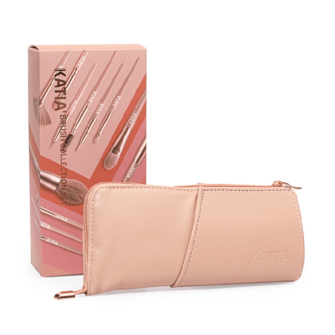 Katia Makeup Brush Collection Set - 12 Pieces