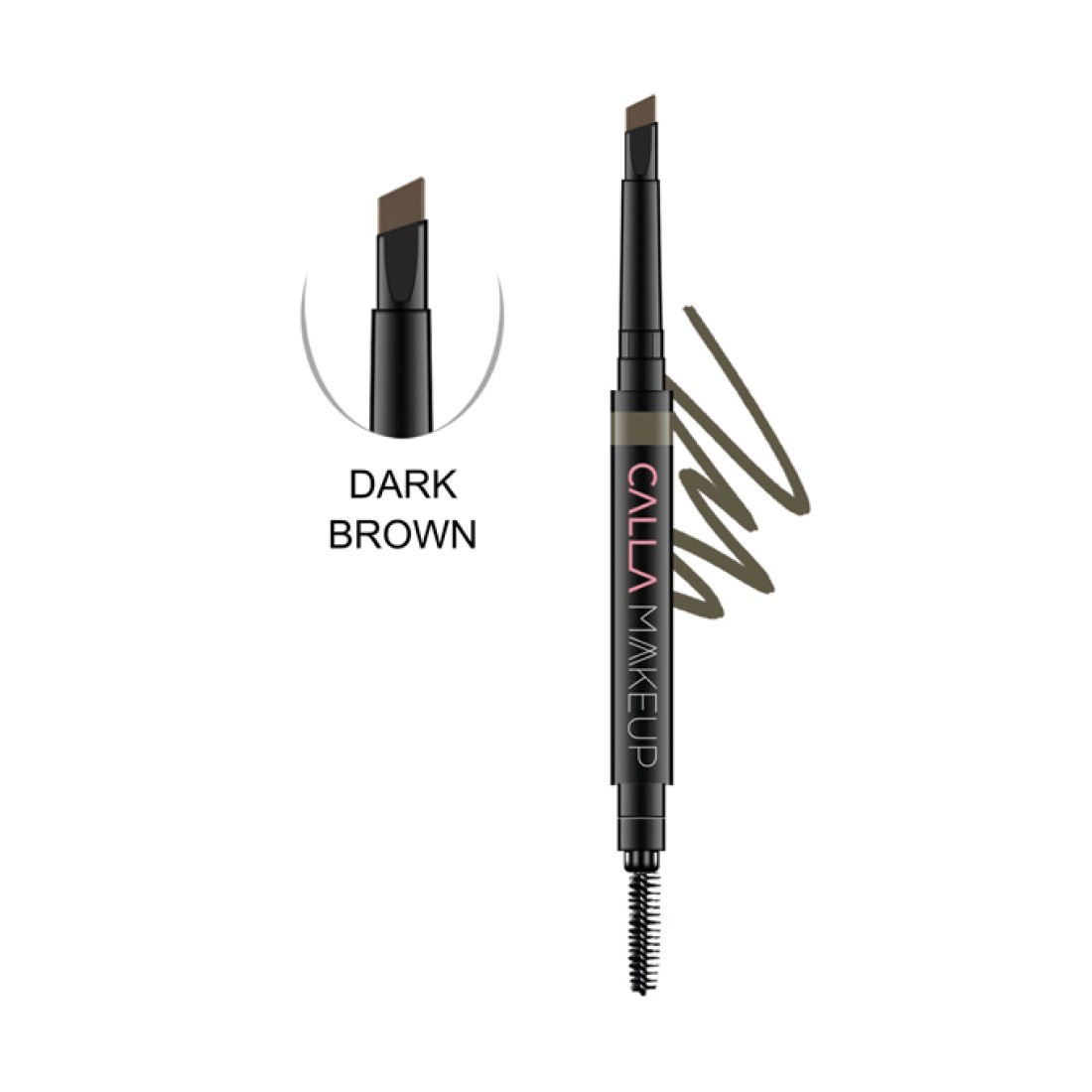 CALLA Makeup Eyebrow Pencil - Dark Brown - CM-48