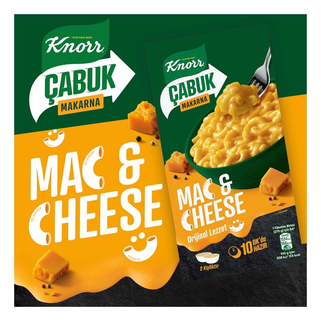Knorr Cabuk Makarna Mac And Cheese 212g