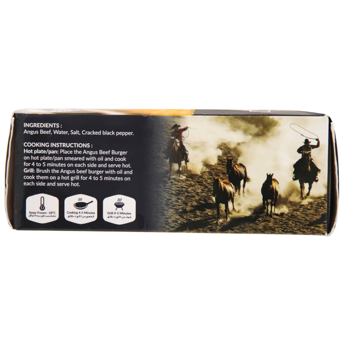 Freshly Foods Black Angus 4 Beef Burgers 454g