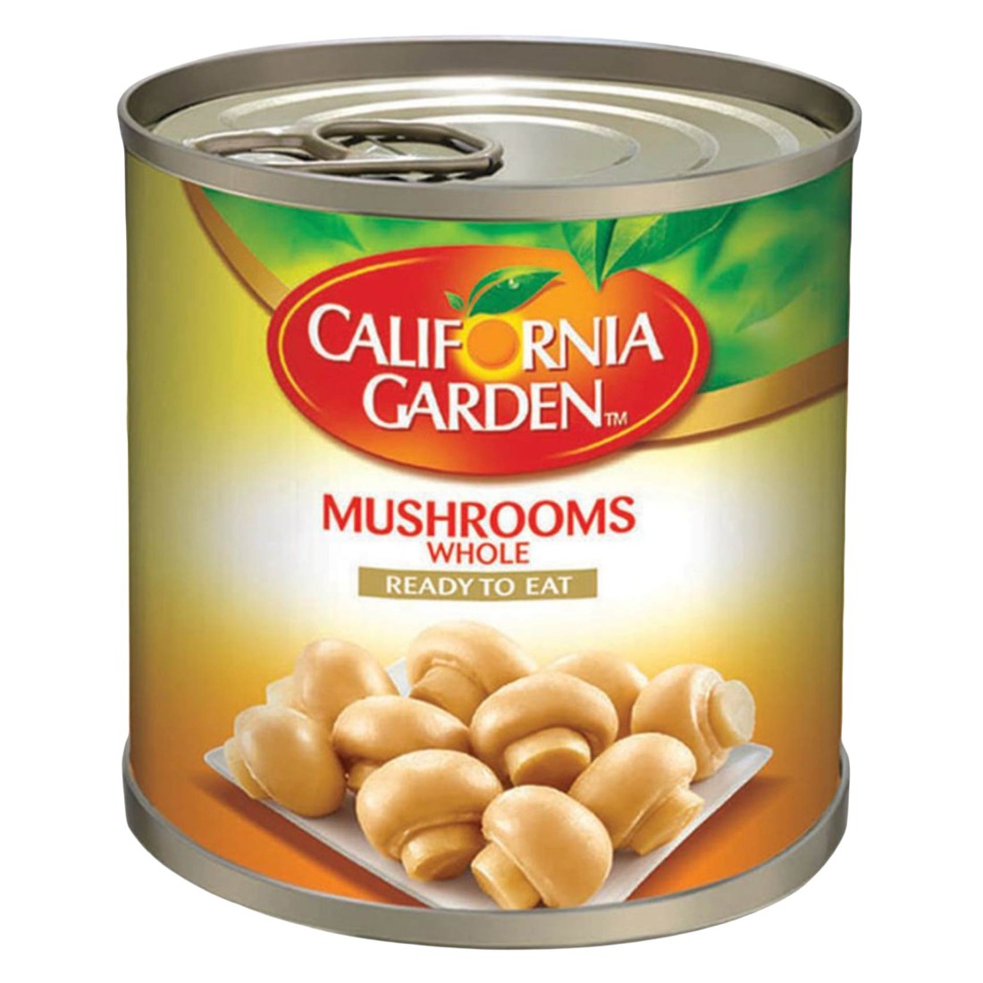 California Garden Ready To Eat Whole Mushrooms 184g Pack of 4