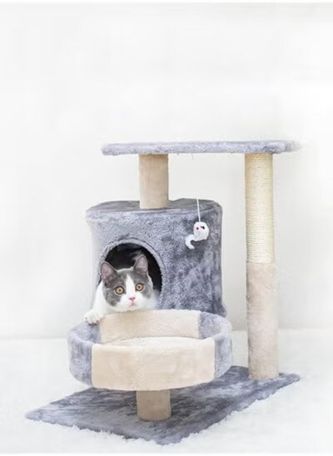 Radiotronics Cat Tree/Cat Tower Cat Climbing Frame, cat Litter, cat Tree, cat Jumping Platform, cat Scratch Board, cat Scratch Post, pet cat Supplies Indoor Climbing Activity Cat Tower