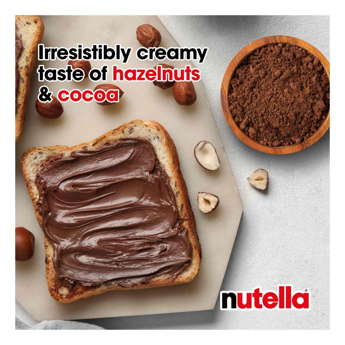Nutella Hazelnut Chocolate Breakfast Spread Jar 400g