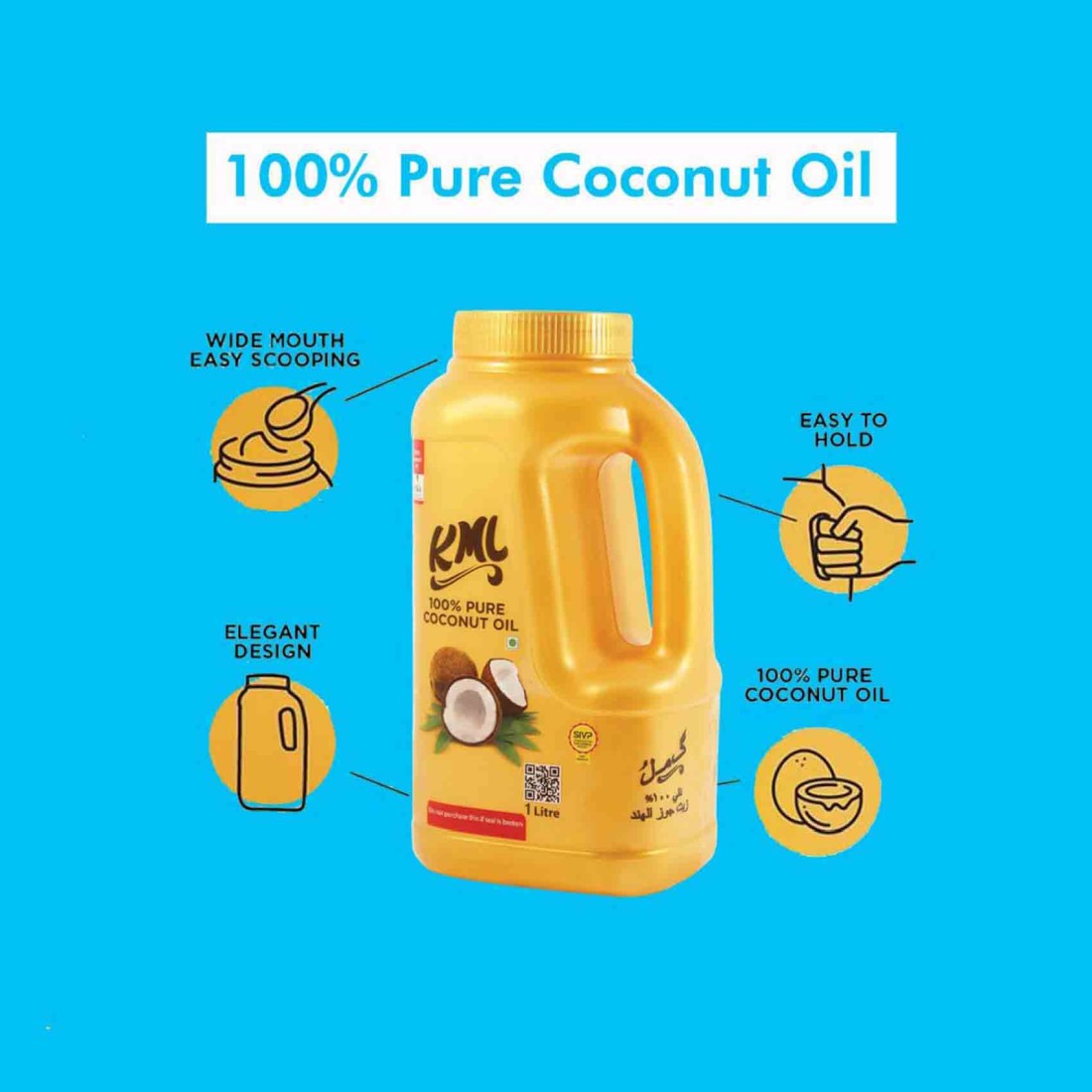 KML Pure Coconut Oil 1L