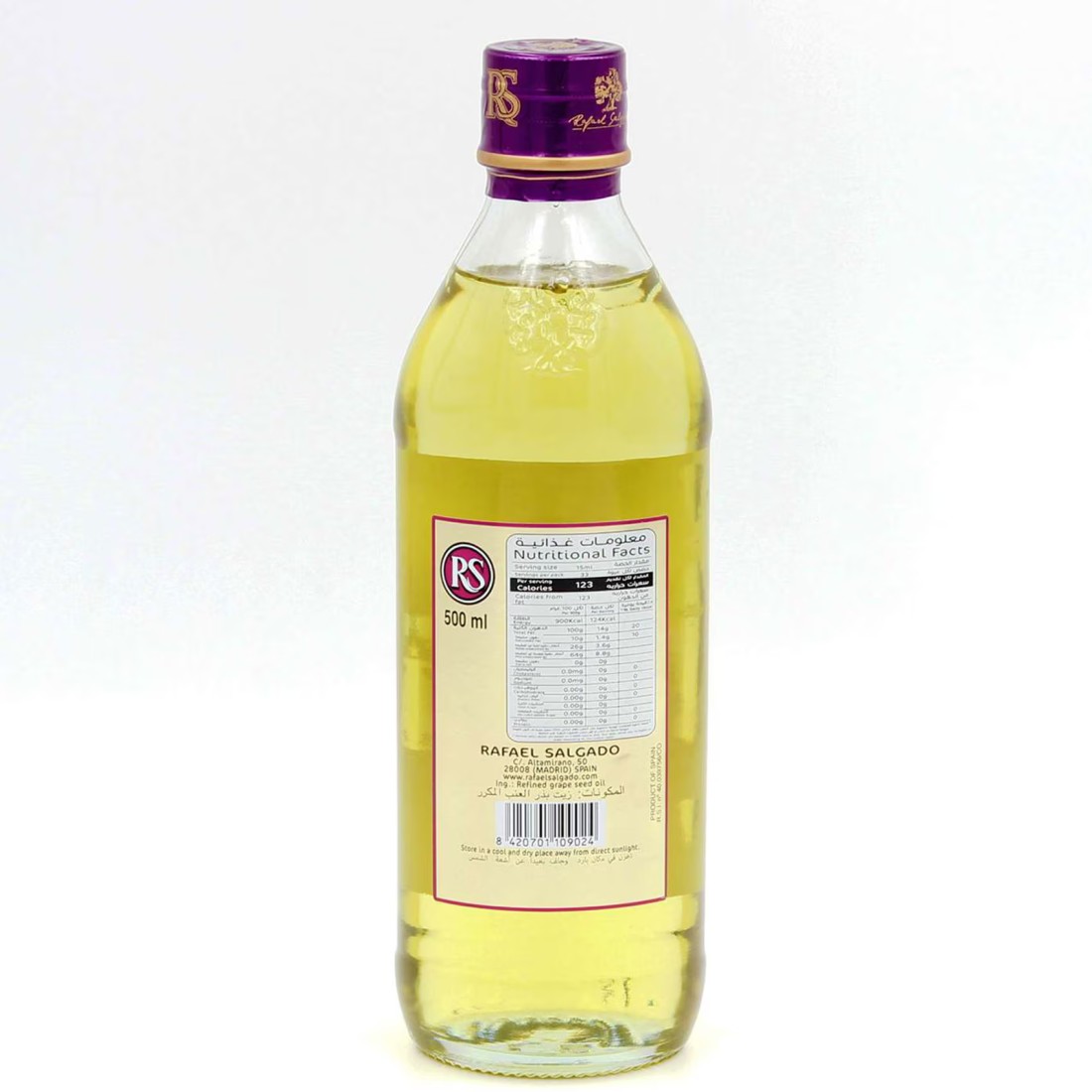 Rafael Salgado Grape Seed Oil, 500ml