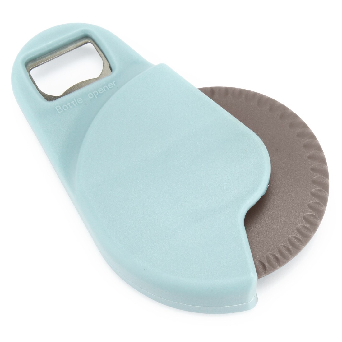 Cuisine Art Pizza Cutter With Bottle Opener Blue