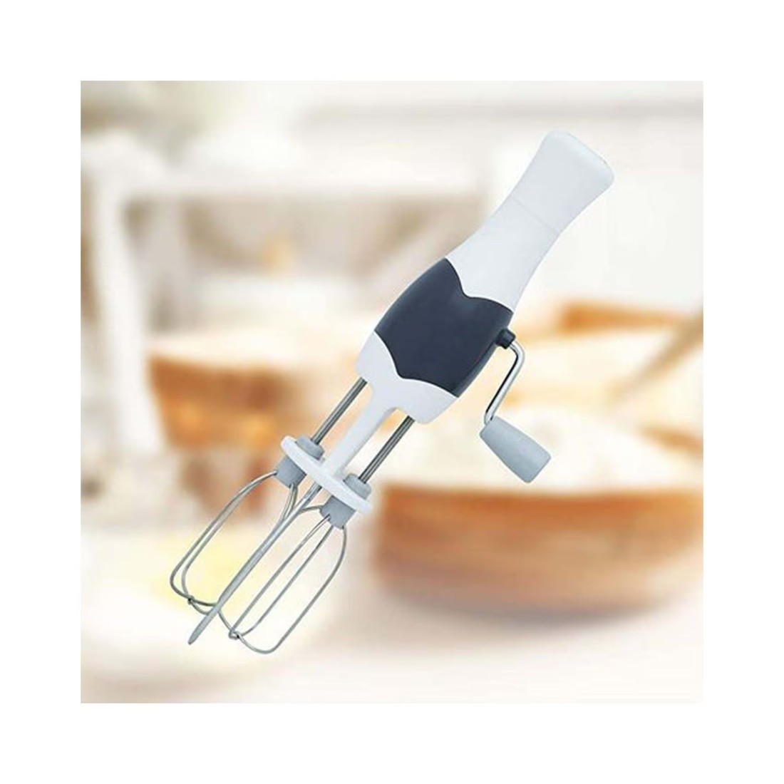 Actionware Stainless Steel Hand Beater White And Grey