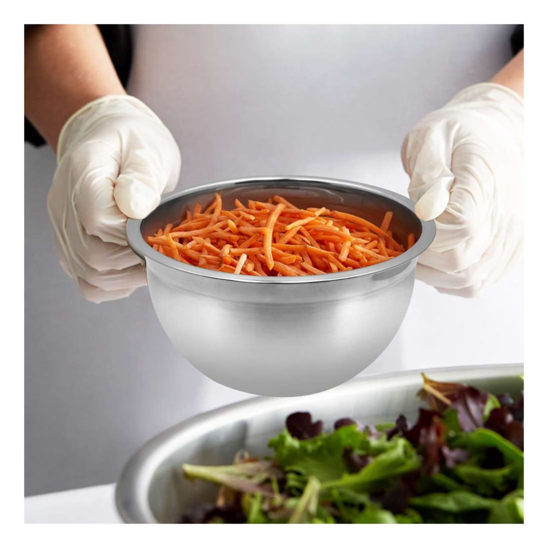 Raj Steel German Mixing Bowl Grey 21cm
