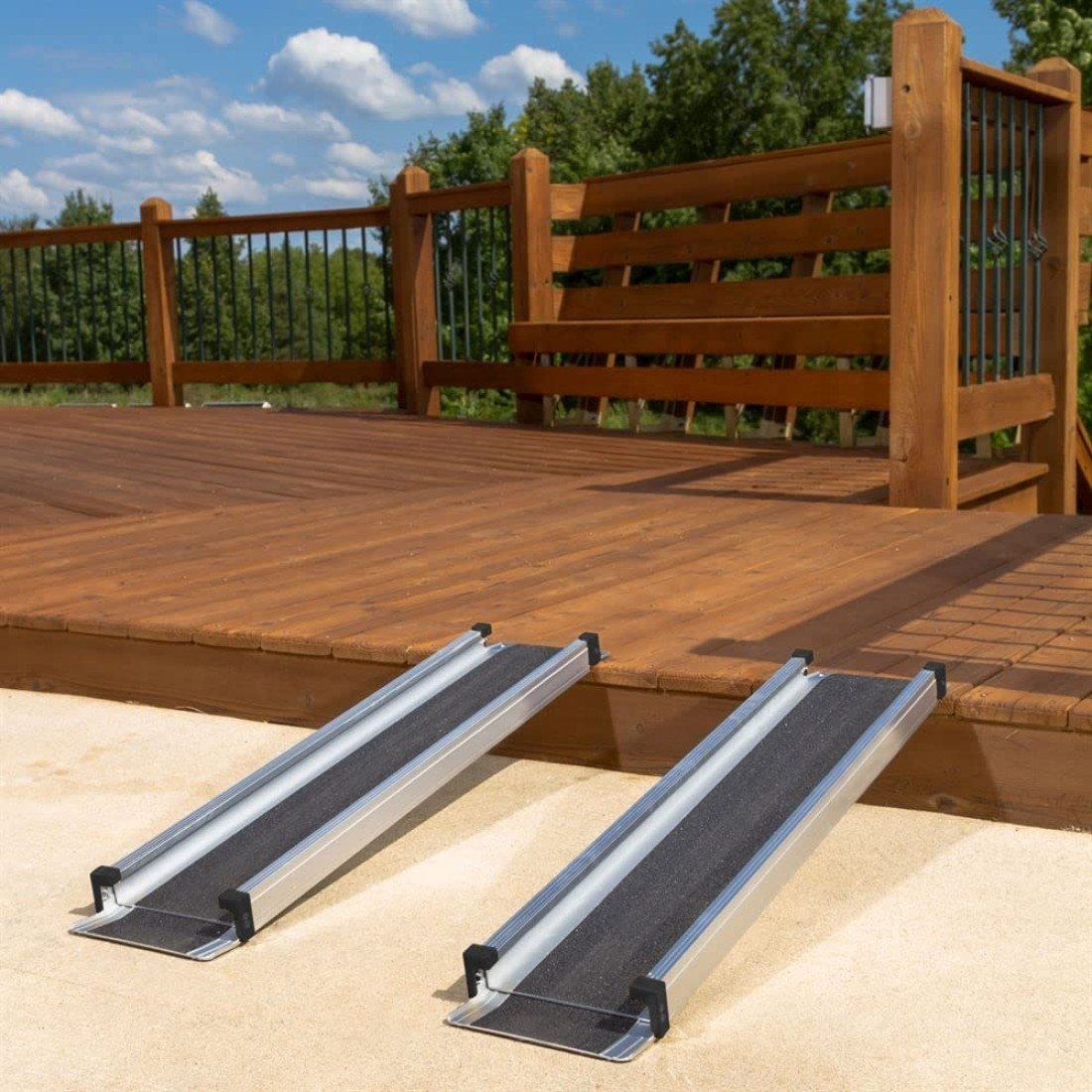 Silver Spring 7 Adjustable Wheelchair Telescoping Track Ramps