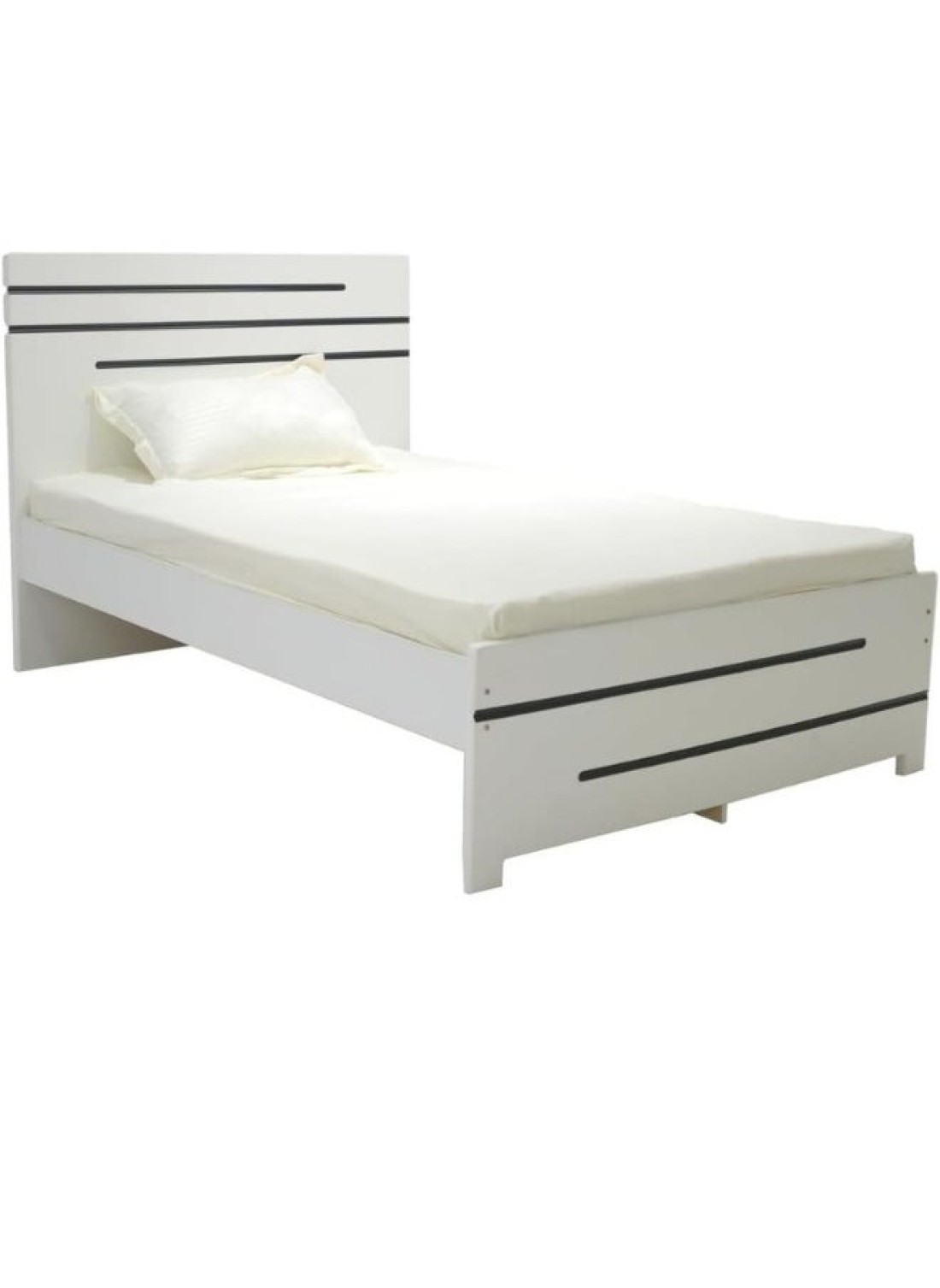 Galaxy Design Local Made Bed Modern &amp; Sublime Design Fully Wooden Twin Bed White 120x200 cm