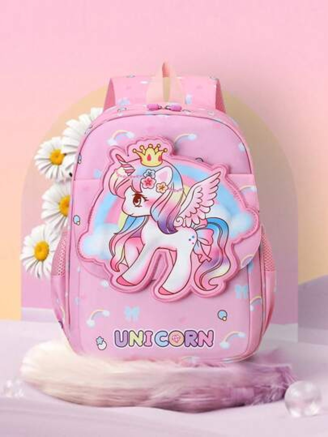 Summer New Schoolbag Cute Pony Girls Ultra Lightweight Backpack Fashion Back Protection Backpack Back To School Season Handbag Bag