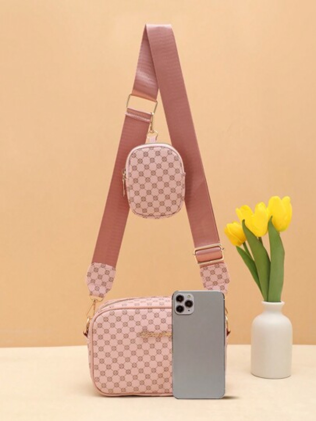 Children s Crossbody Bag 2024 Spring New Simple Casual Shoulder Bag Fashion Casual Crossbody Bag Simple Children s Casual Small Square Bag