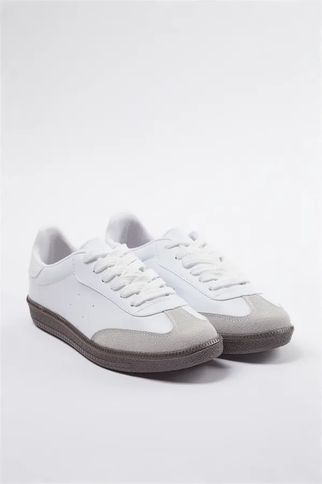 Trendyol Shoes White Retro Lace-Up Women's Sneakers Takaw25Sn00005