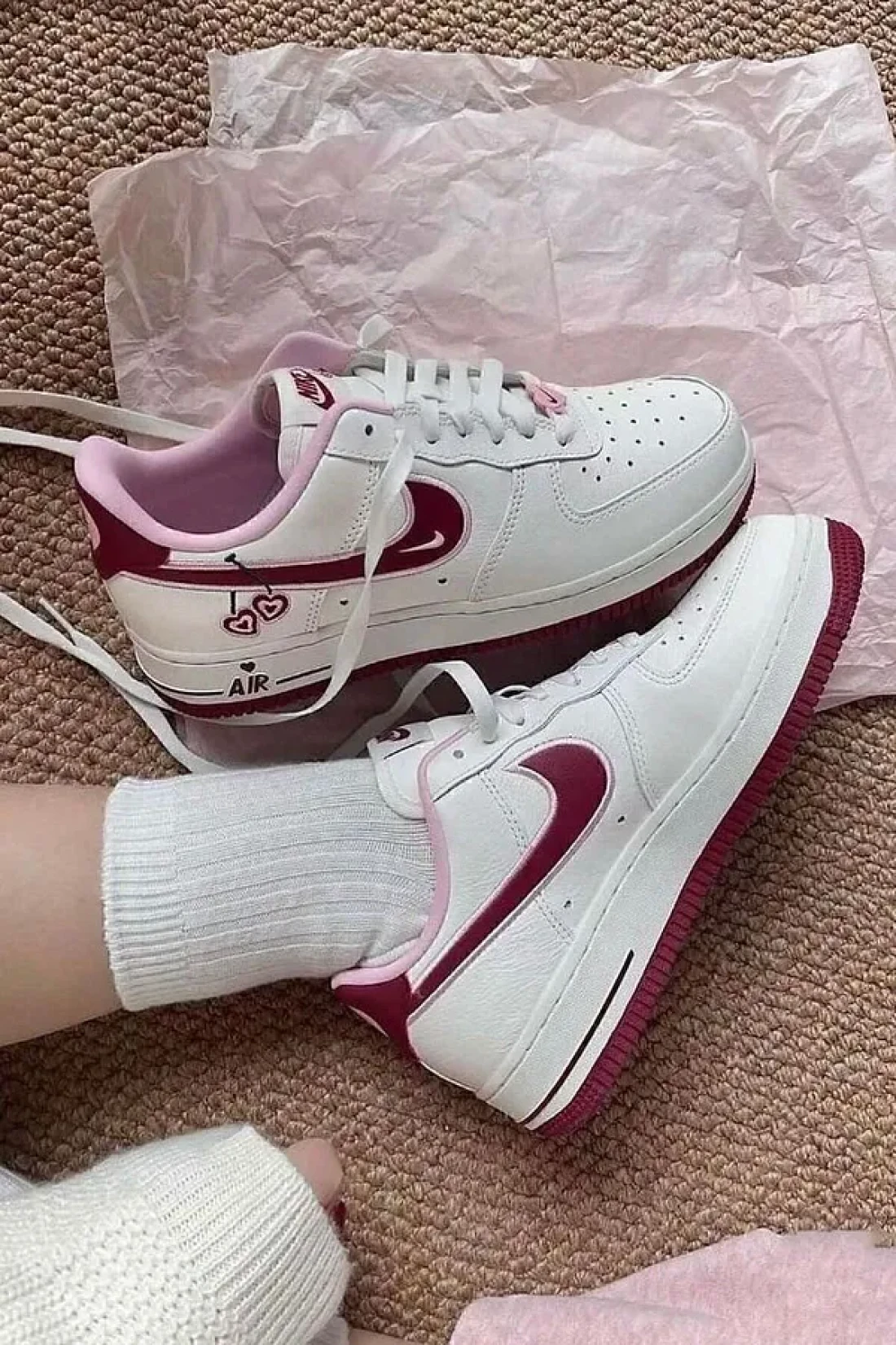 Nike حذاء رياضي Air Force 1 Low - 2023 Valentine's Day