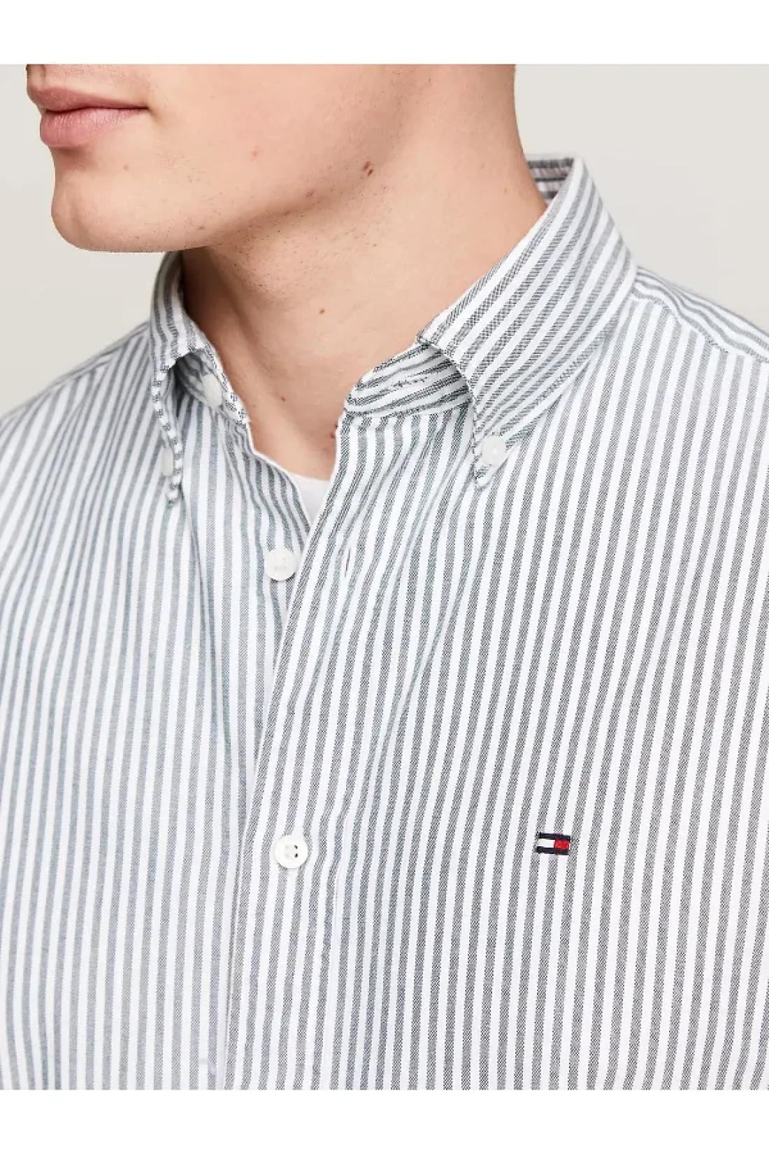Tommy Hilfiger Erkek HERITAGE OXFORD STRIPE RF Casual Gömlek