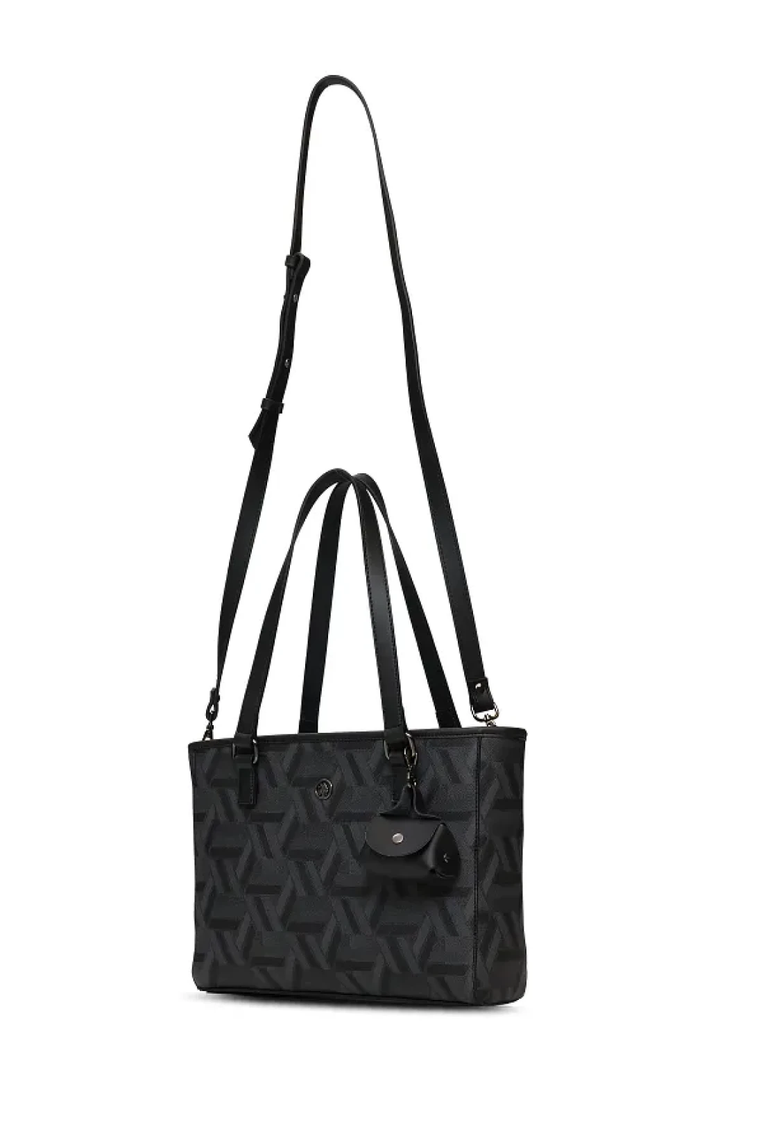 U.S. Polo Assn. حقيبة كتف نسائية سوداء Us25504