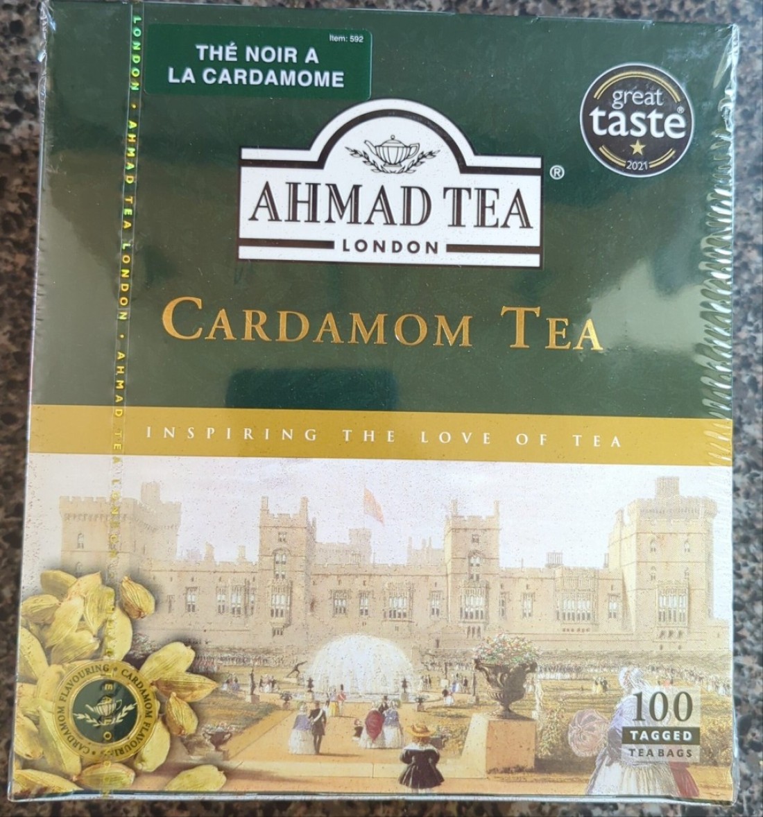 بطاقة حقيبة أحمد Teatea 100x2g الموسومة