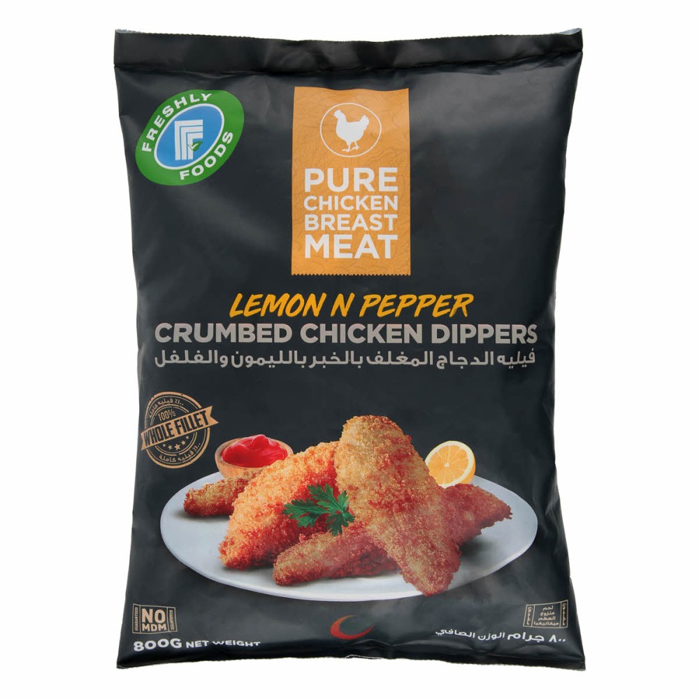 FRESHLY LEMON&PEPPER CRMBD CKN DPR 800G