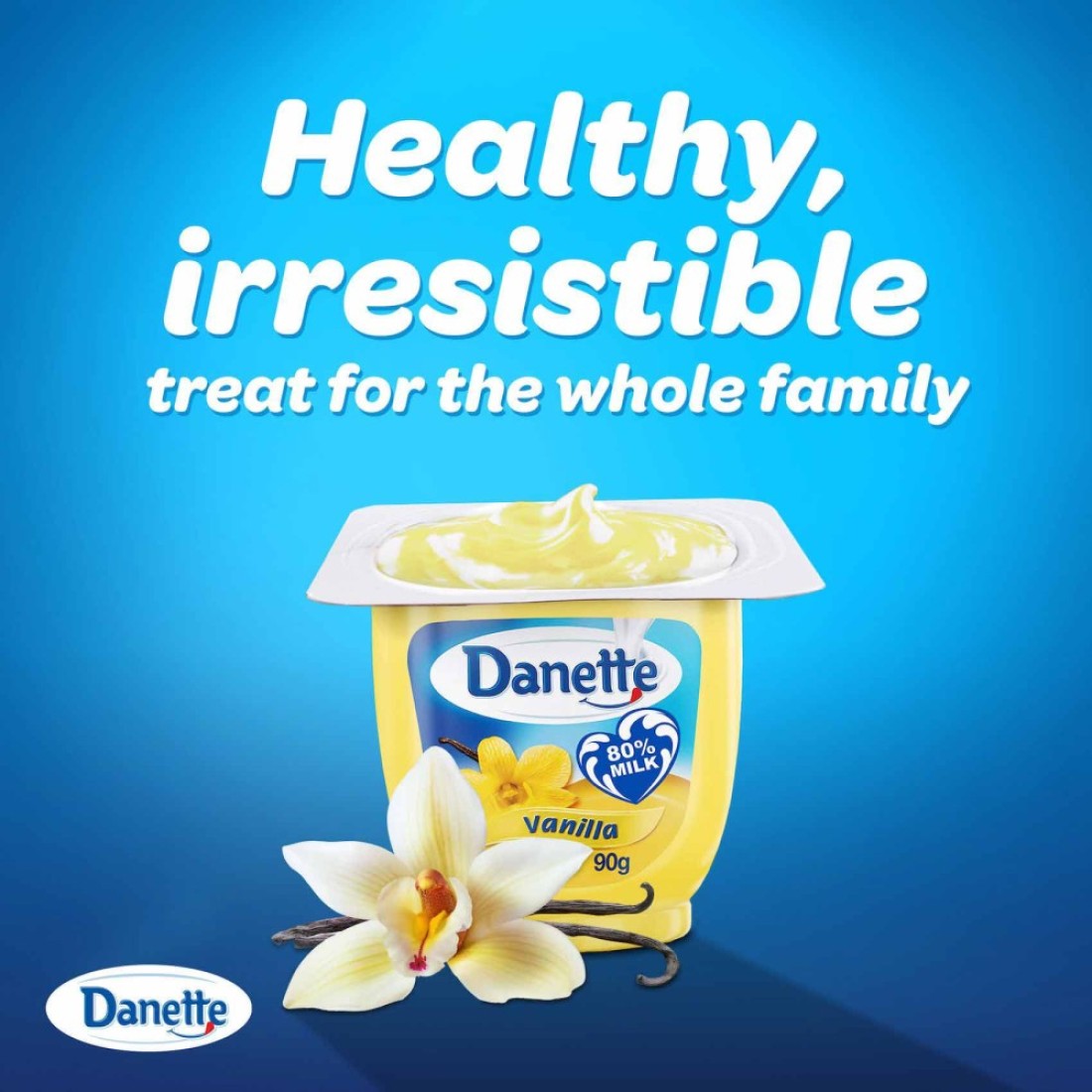 Danette Vanilla Dessert 90g Pack of 4