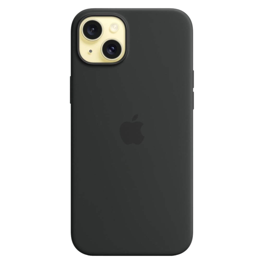 Apple Silicone Case Cover With MagSafe For iPhone 15 Plus Black