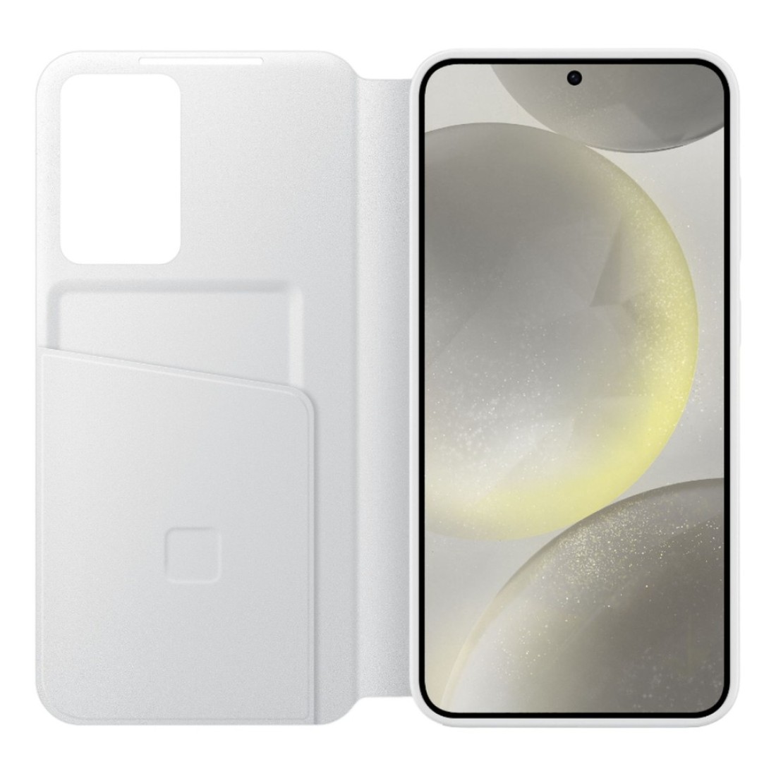 Samsung Smart View Wallet Case Cover for Galaxy S24+ White
