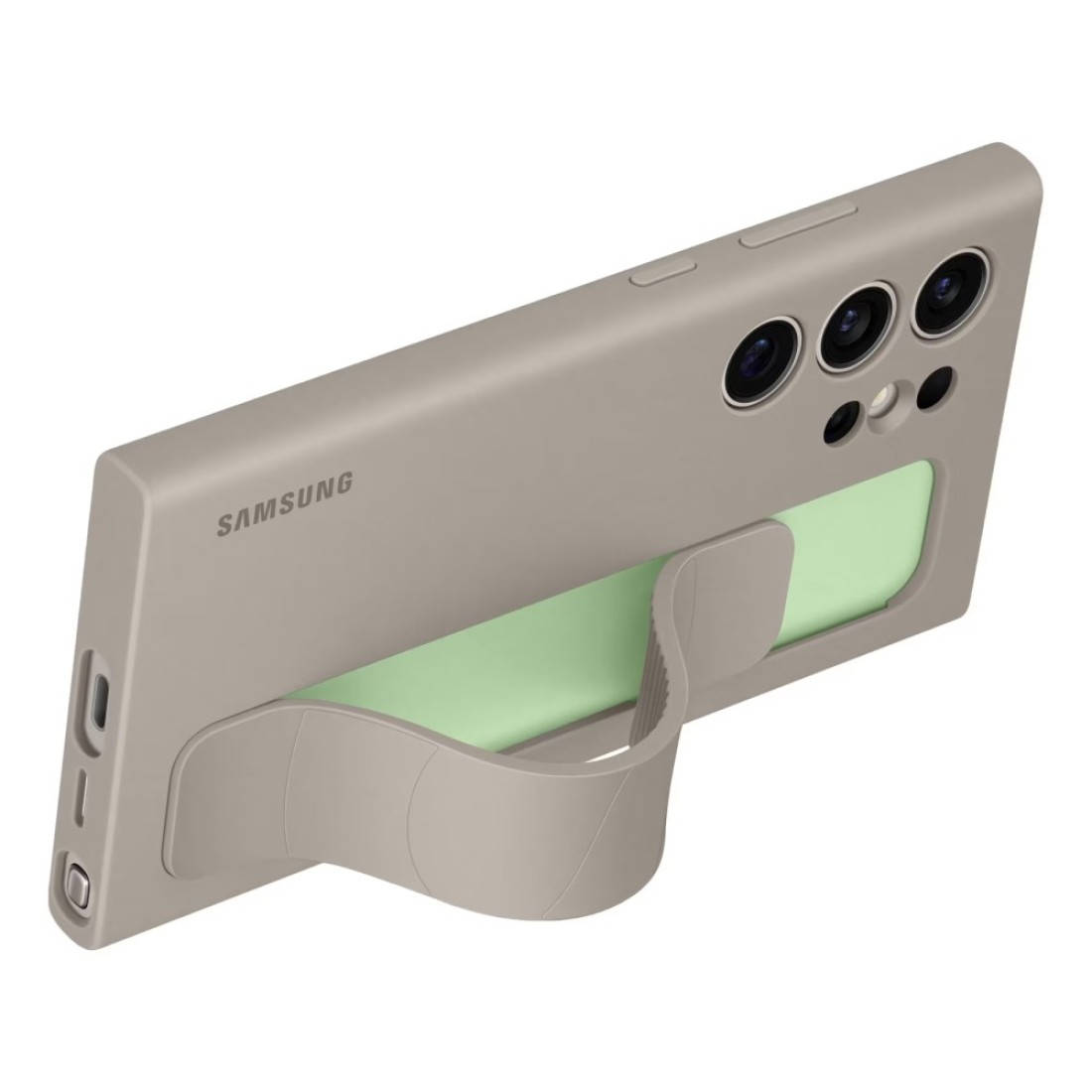 Samsung Standing Grip Case Cover for Galaxy S24 Ultra Taupe