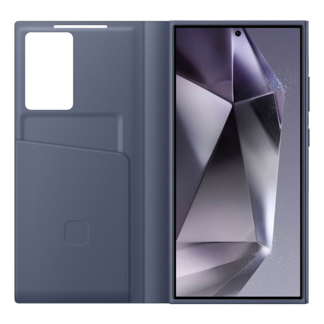 Samsung Smart View Wallet Case Cover for Galaxy S24 Violet