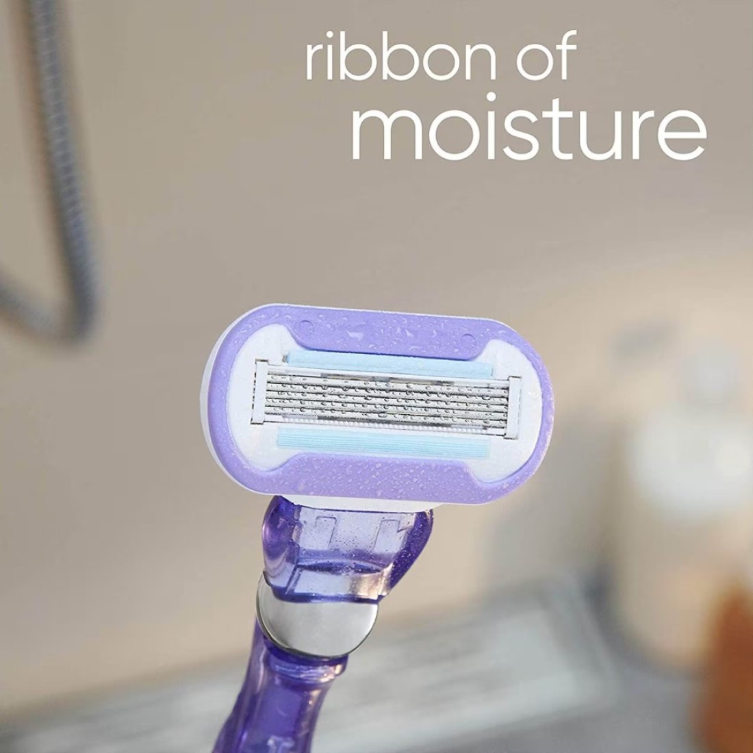 Gillette Venus Deluxe Smooth Swirl Razor With Razor Blade Purple 3 Blades