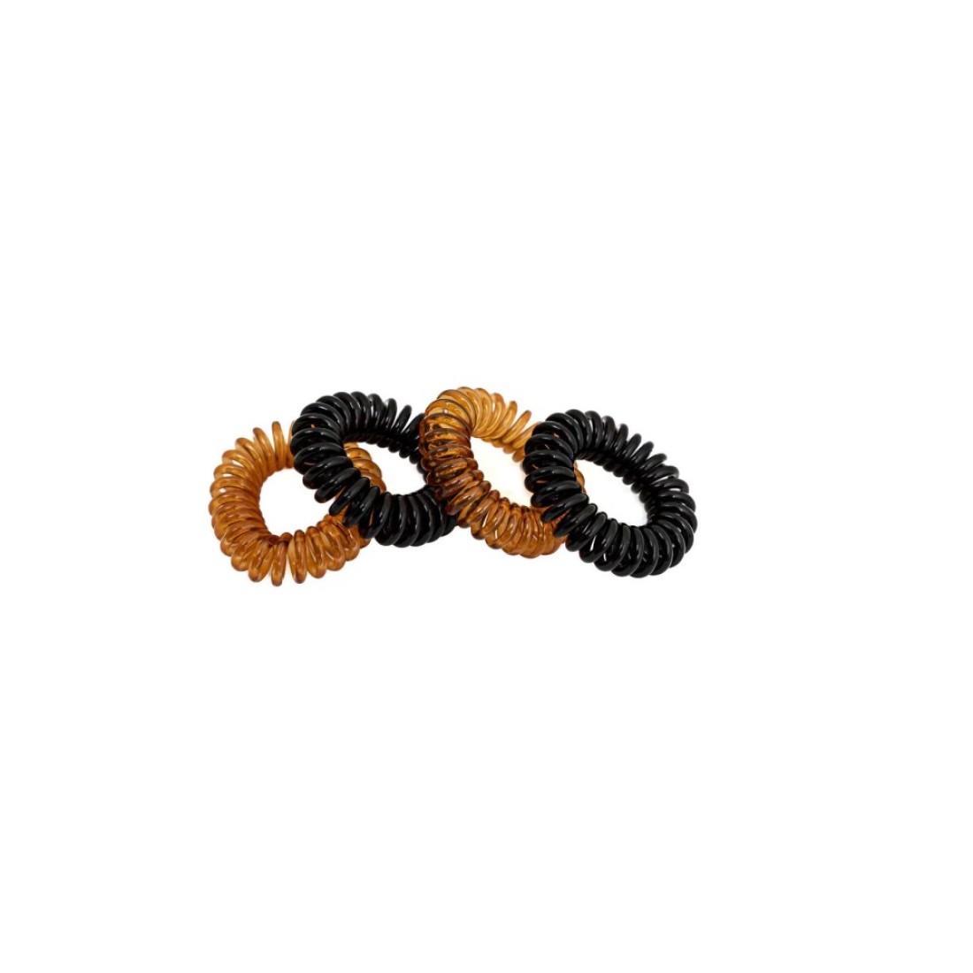 Xcluzive 4-Coiled Ponytails Small