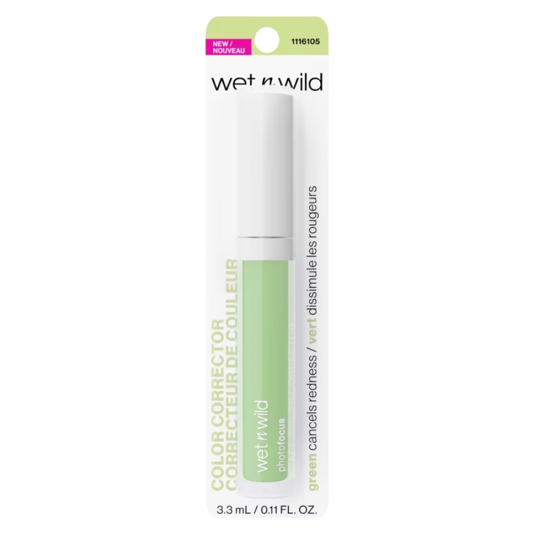 Wet n Wild Photo Focus Care Colour Corrector Green 3.3ml