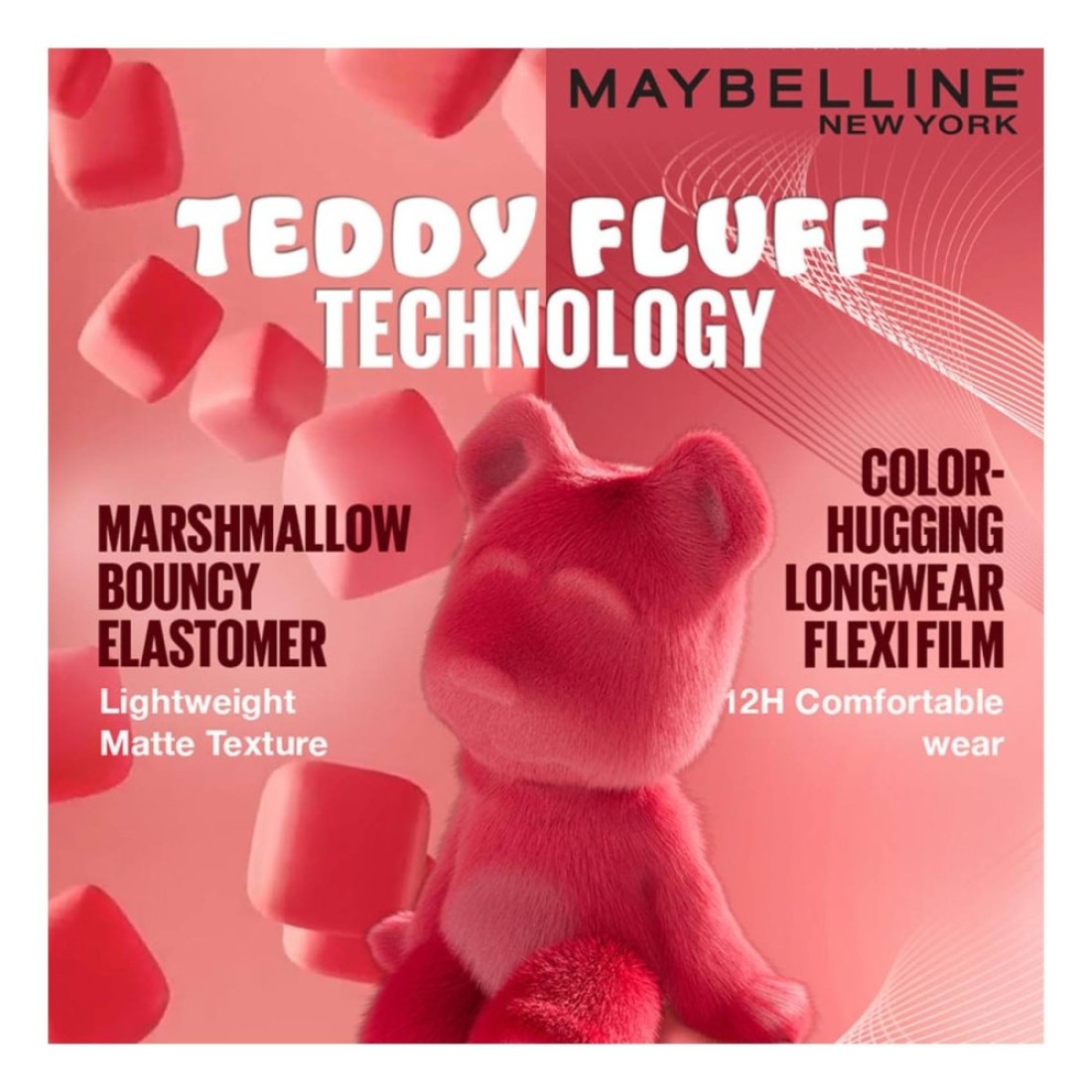 Maybelline New York Super Stay Teddy Tint Velvet Matte Liquid Lipstick 55 Knee High 5ml