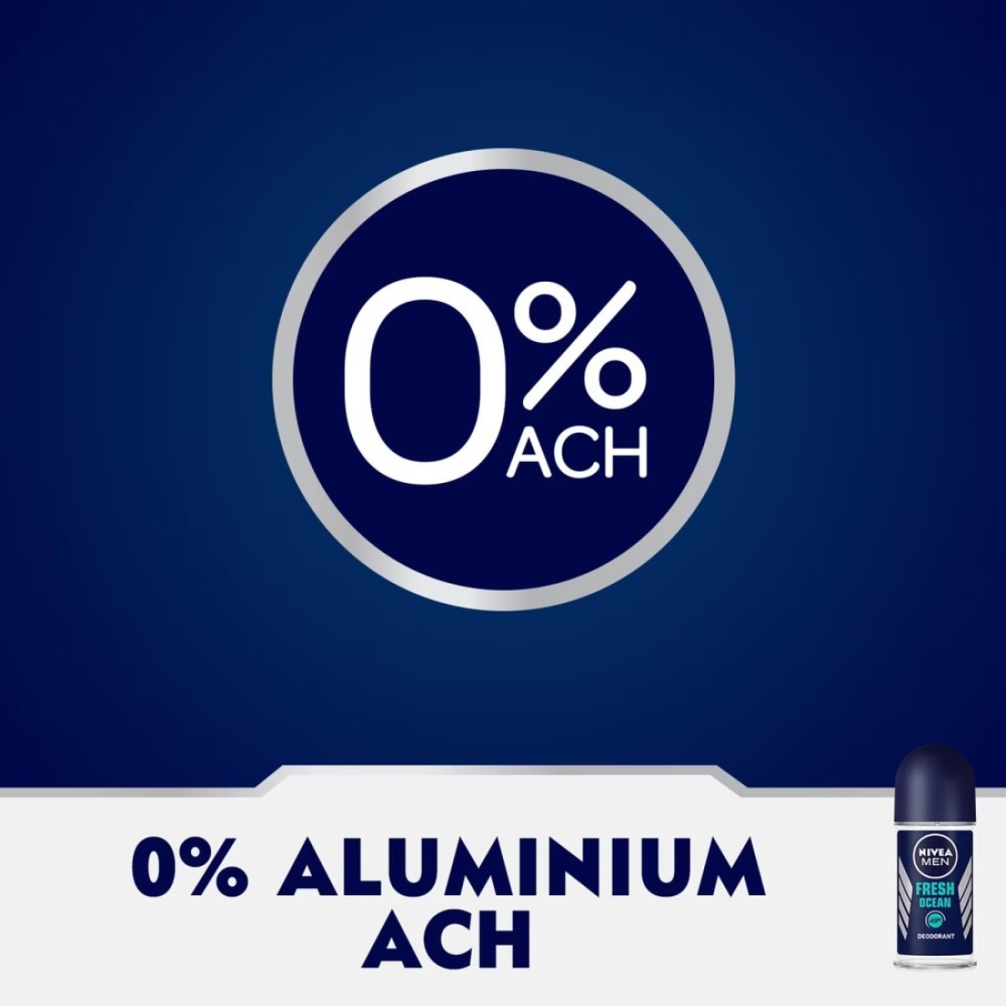 NIVEA MEN Deodorant Roll-on for Men Fresh Ocean Aqua Scent 50ml