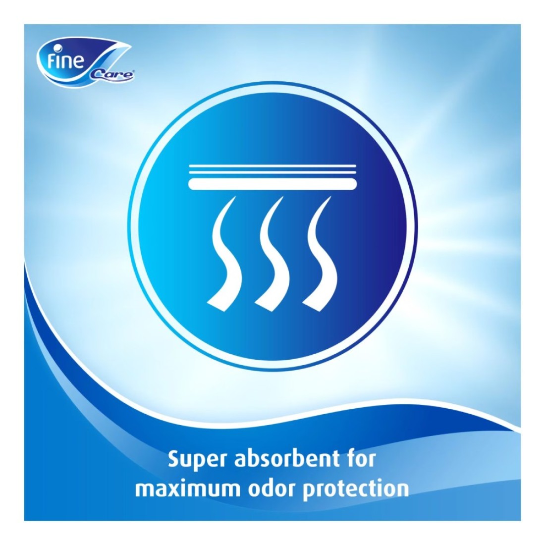 Fine Care Adult Diapers Medium (Waist 75-110Cm) 44 Diapers
