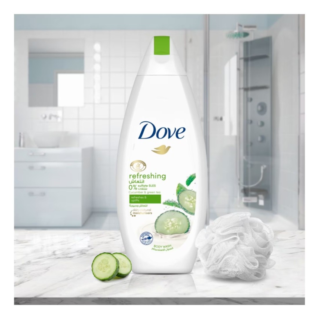 Dove Refreshing Body Wash White 250ml