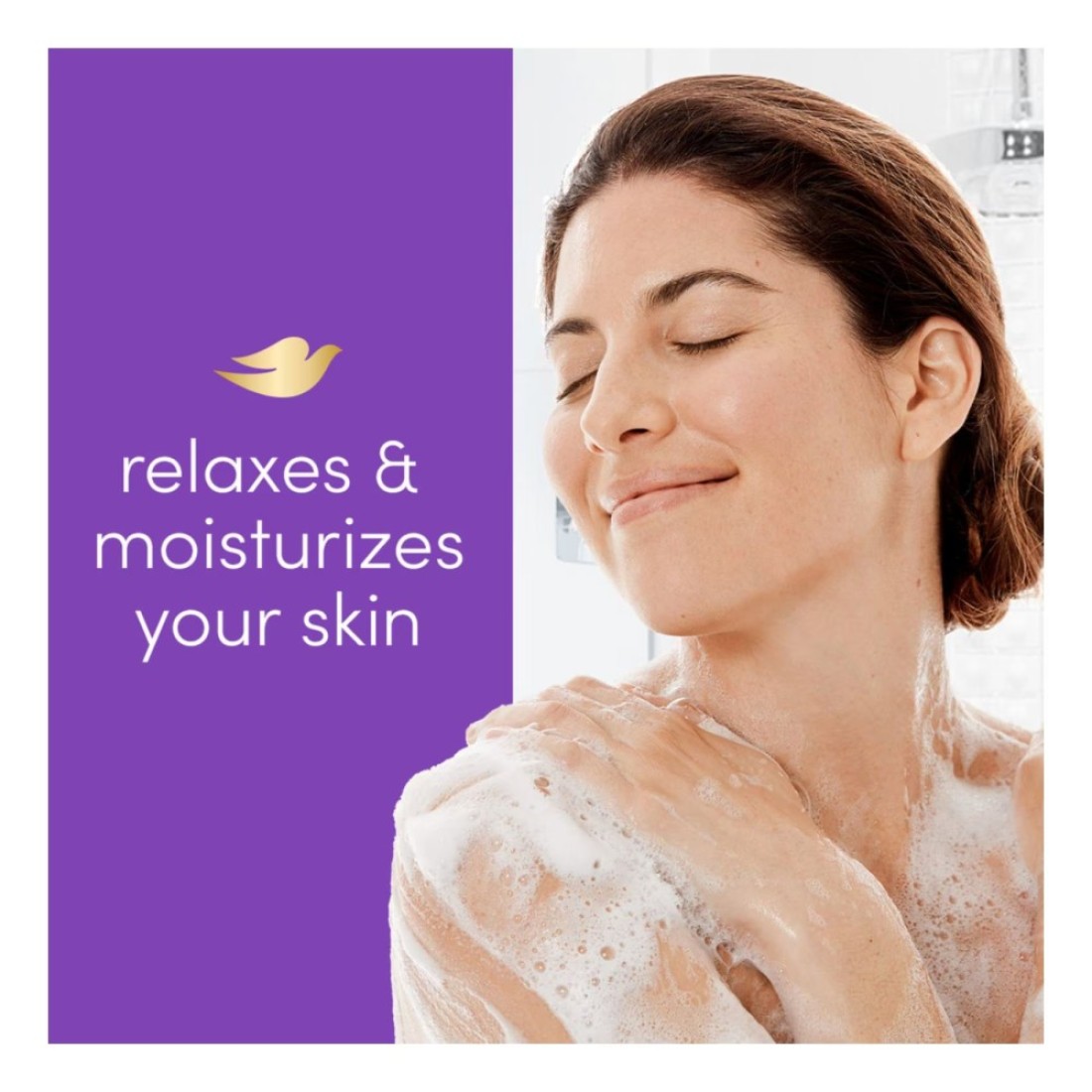 Dove Purely Pampering Relaxing Lavender Beauty Cream Bar Purple 160g Pack of 4