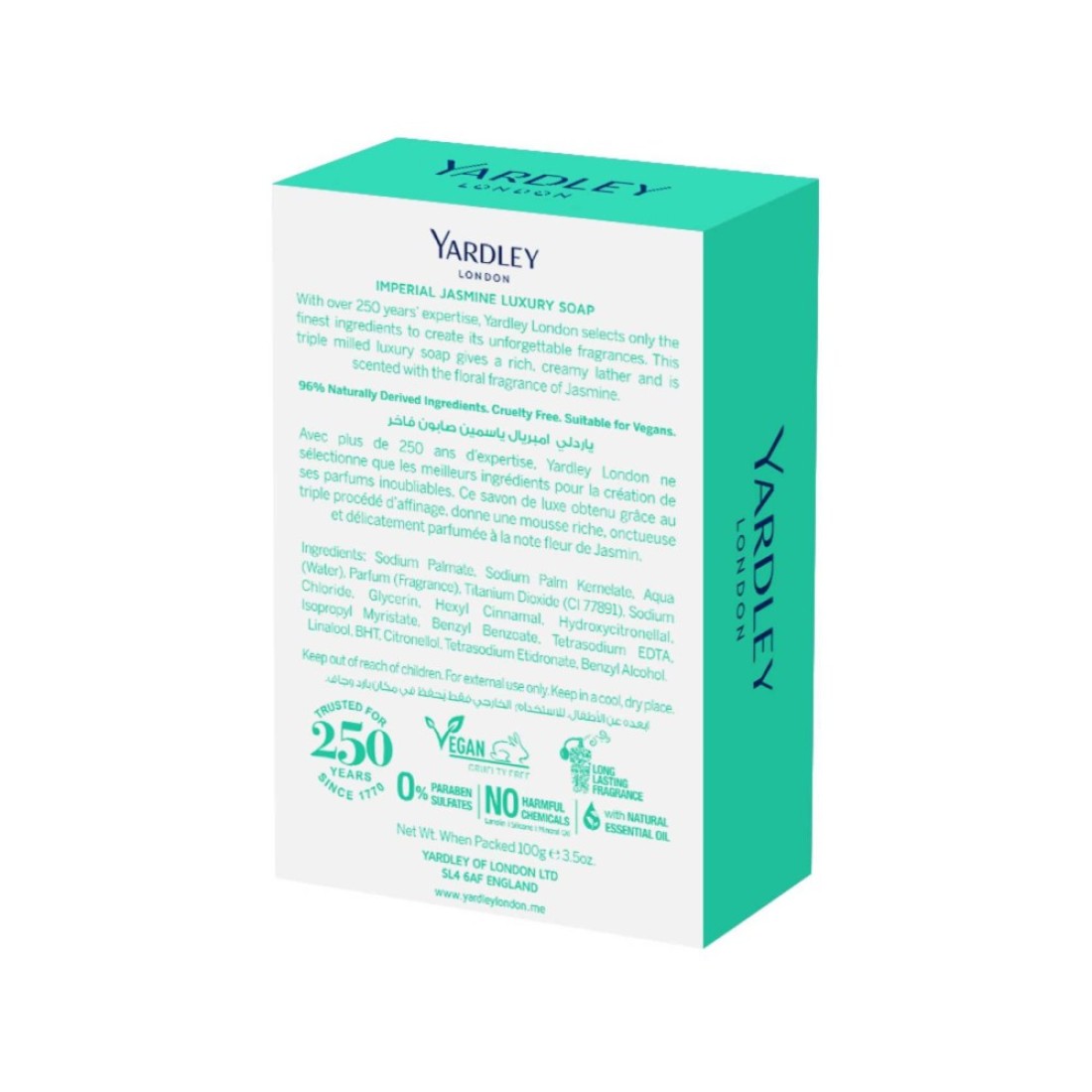 Yardley London Jasmine Soap 100g