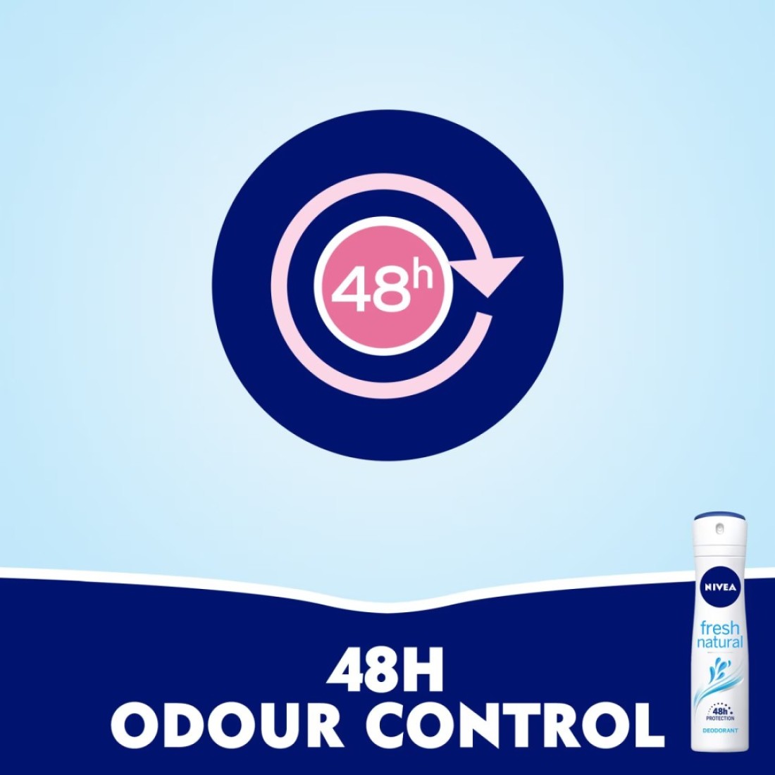 NIVEA Deodorant Spray for Women Fresh Natural Ocean Extracts 150ml Pack of 3