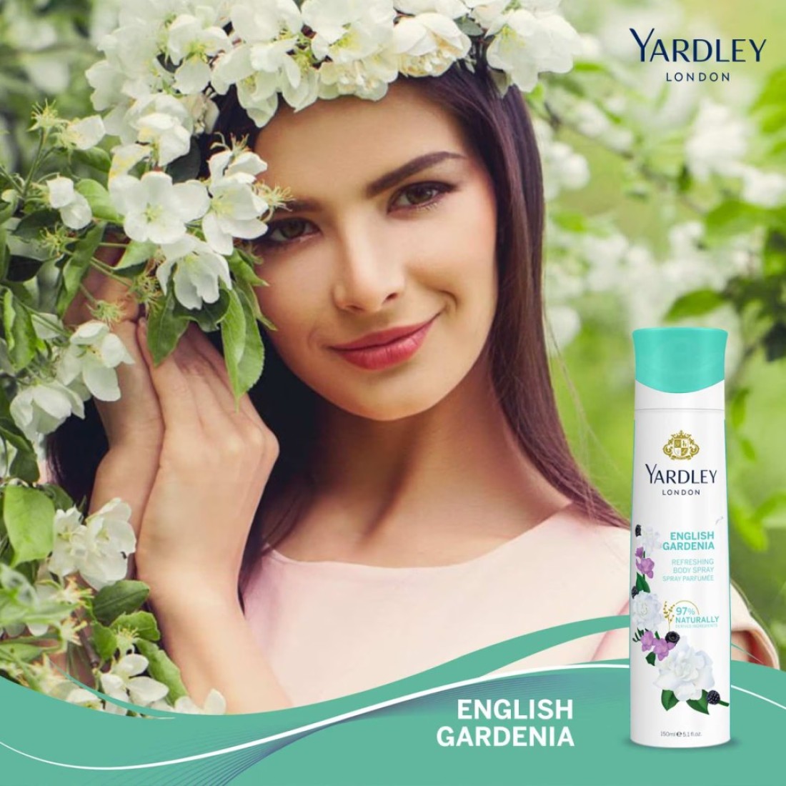 Yardley London English Daisy Body Spray Gold 150ml